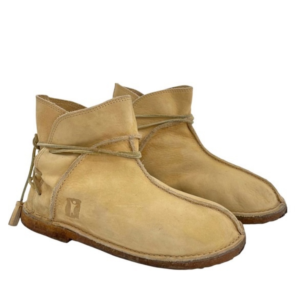 Baffin Indie Women's Comfort Fisherman Moccasin Boots Tan Suede Leather Size 6
